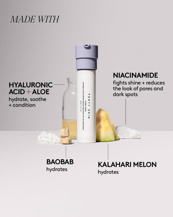 HYDRA VIZOR REFILL INVISIBLE MOISTURIZER BROAD SPECTRUM SPF 30 SUNSCREEN WITH NIACINAMIDE + KALAHARI MELON - Image 5